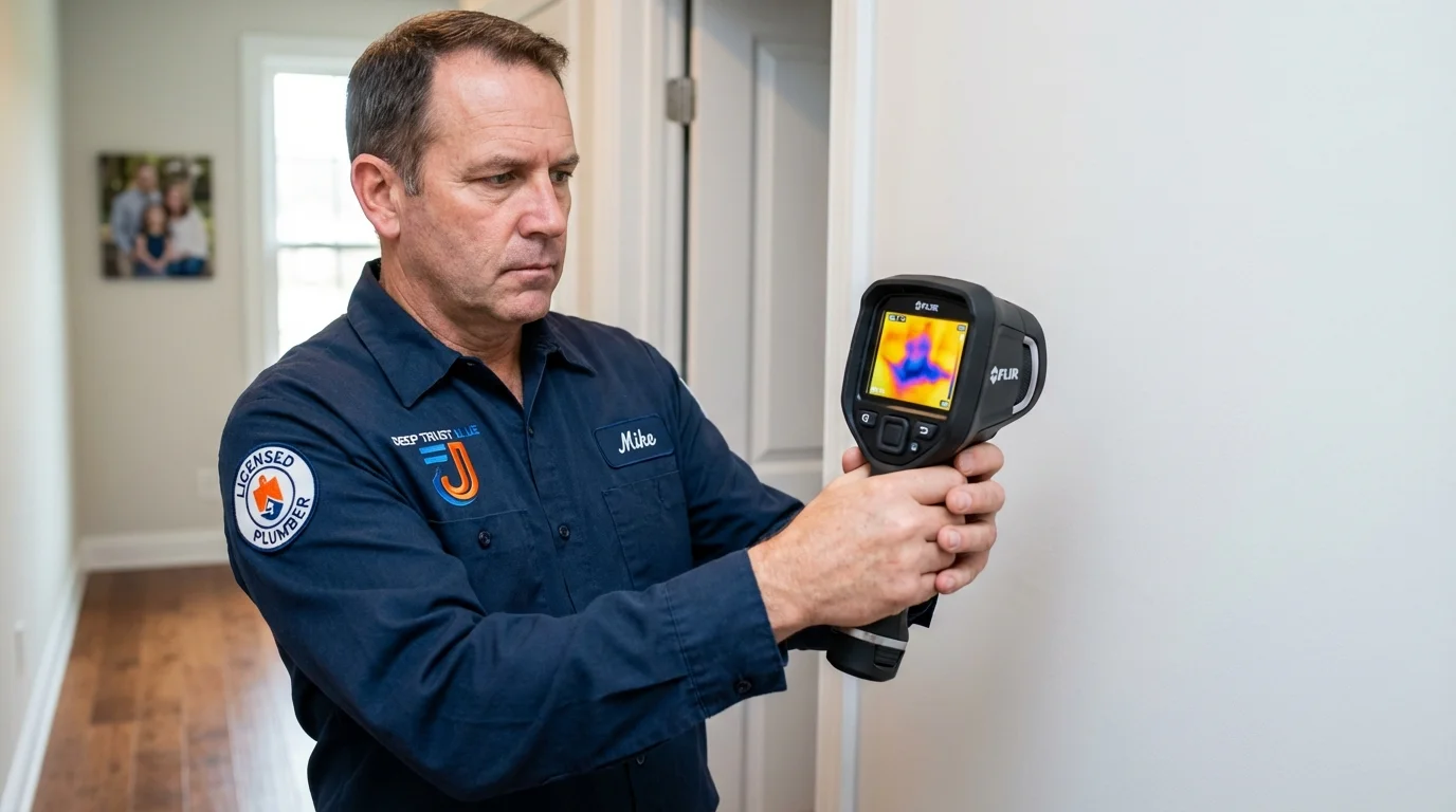 Thermal imaging leak detection by Johns Plumbing LLC in Mayo